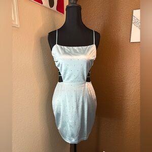 Windsor Sky Blue Satin Dress